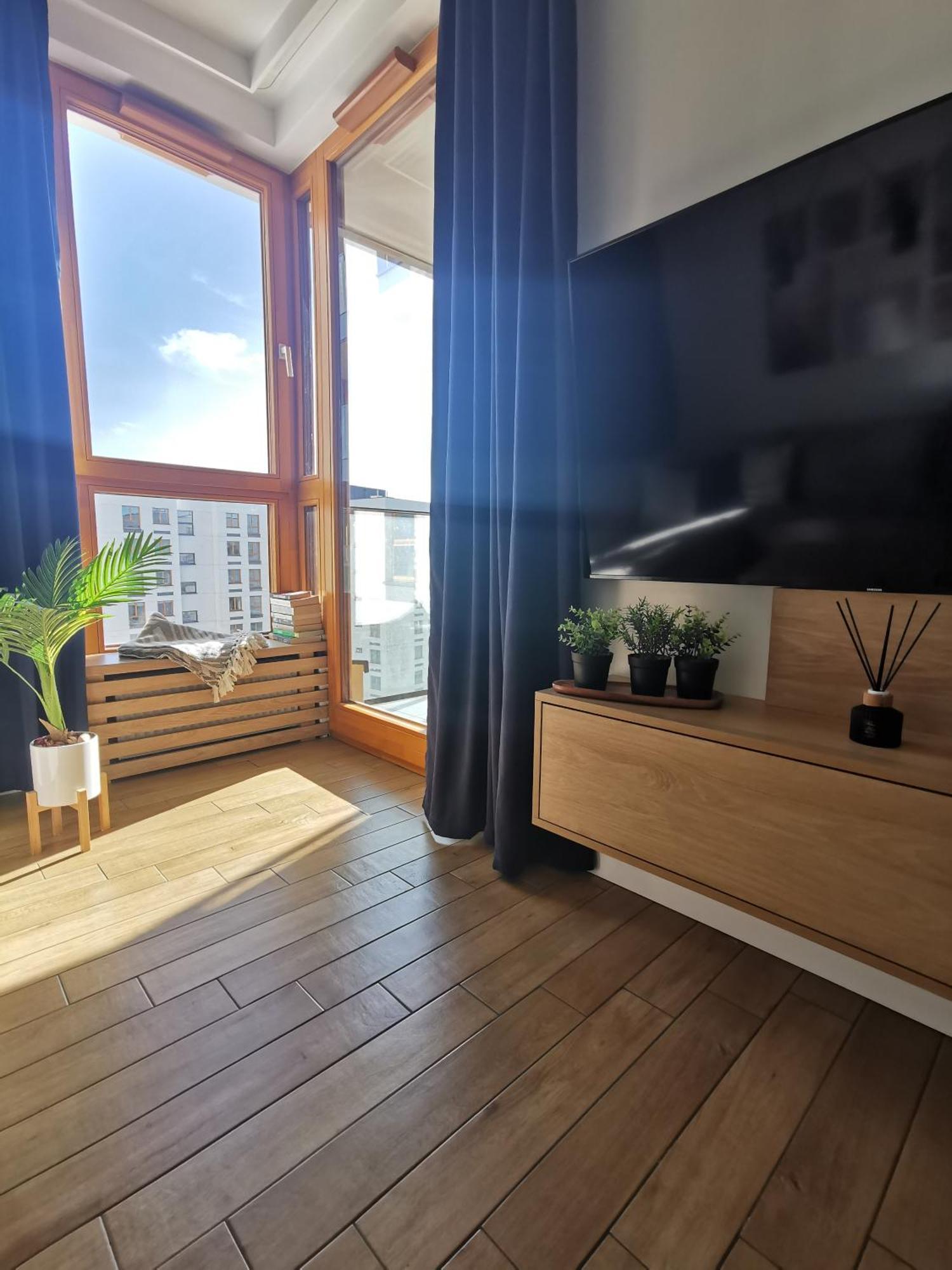 Wola Blue Modern Apartment Warsaw Exterior photo