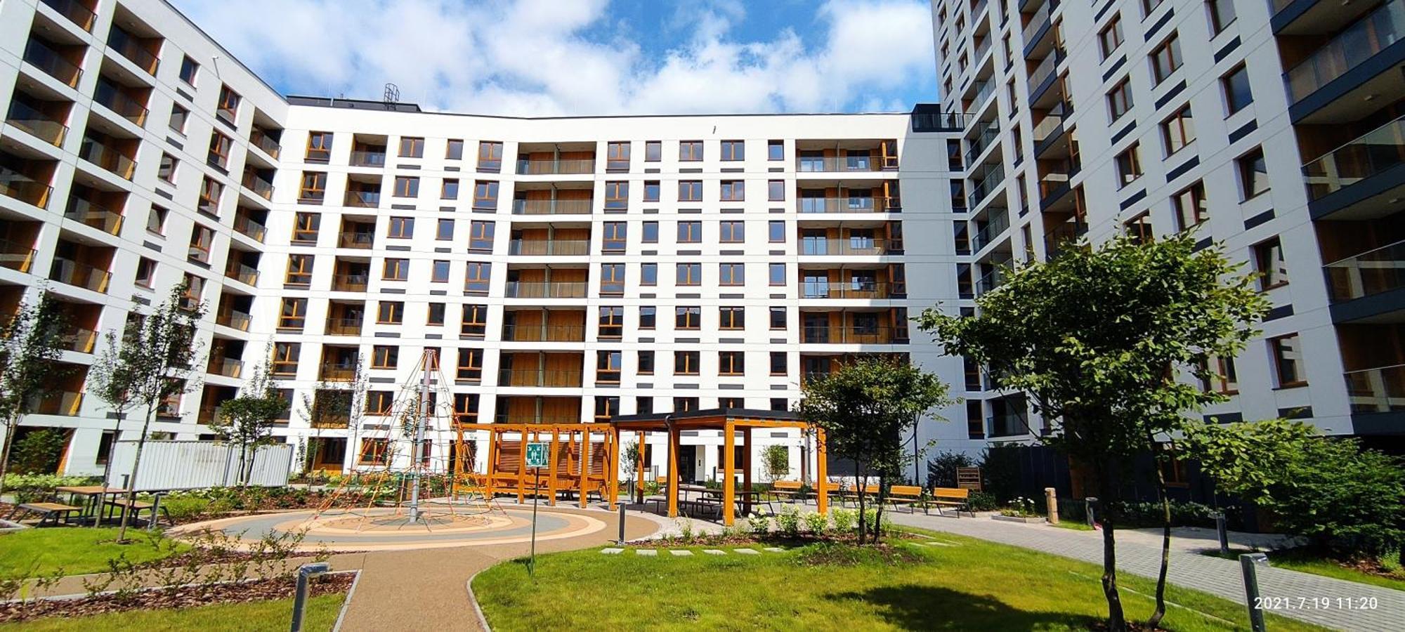 Wola Blue Modern Apartment Warsaw Exterior photo